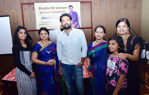 Rakshit Shetty in Muscat